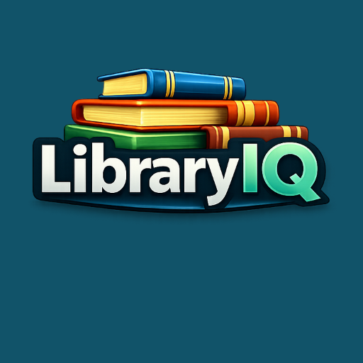 LibraryIQ app icon — personal book library manager