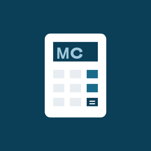 MatCalc app icon — material calculator for landscapers and contractors